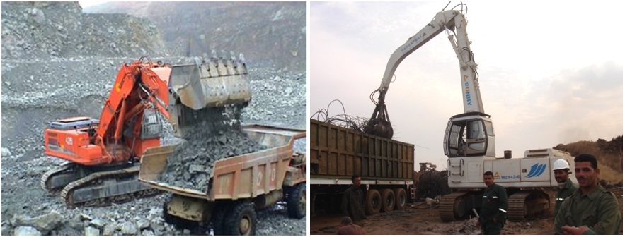 挖掘机、抓钢机 挖掘机、抓钢机